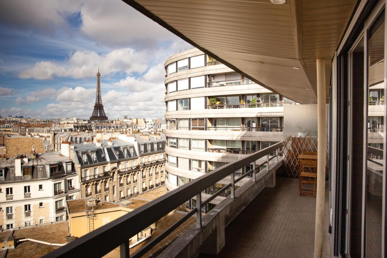 Appartement Vue Tour Eiffel Paris Ngoại thất bức ảnh